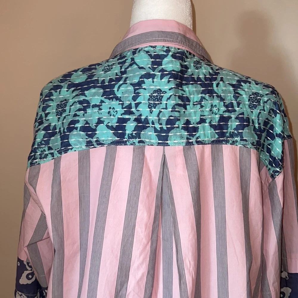 Free People Wild Dunes Stripe Shirt - Picture 9 of 16